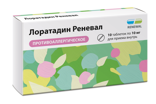 Лоратадин Реневал 10 мг №10