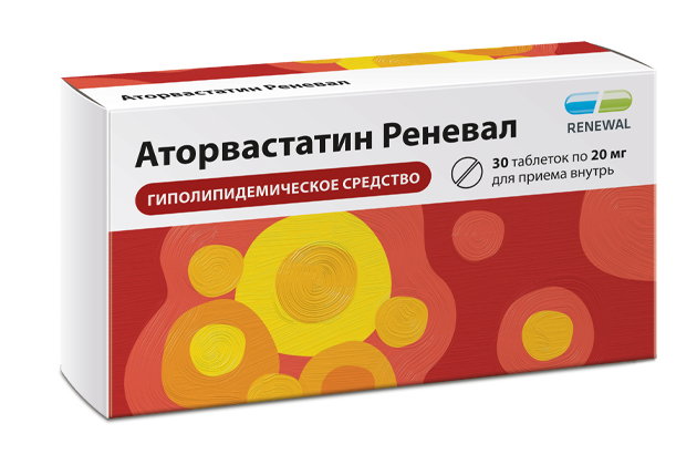 Новая позиция в портфеле ТМ Renewal® — Аторвастатин  Реневал
