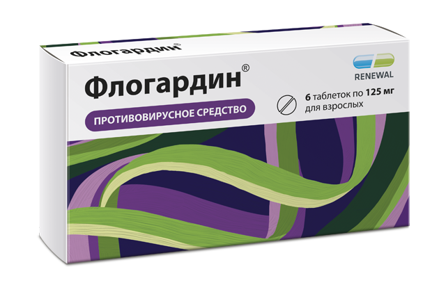 Флогардин ТМ Renewal®. Препарат для лечения и профилактики ОРВИ и гриппа для взрослых. Старт продаж в аптеках.