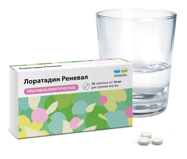 Лоратадин Реневал 10 мг №10(1)
