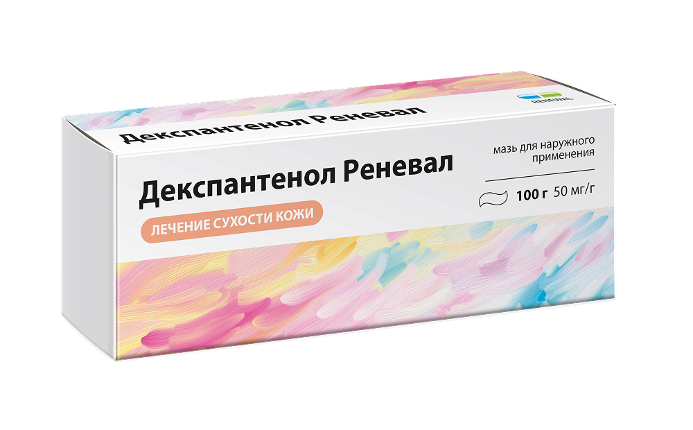 Декспантенол Реневал 50 мг/г 100 г Декспантенол Реневал 50 мг/г 100 г