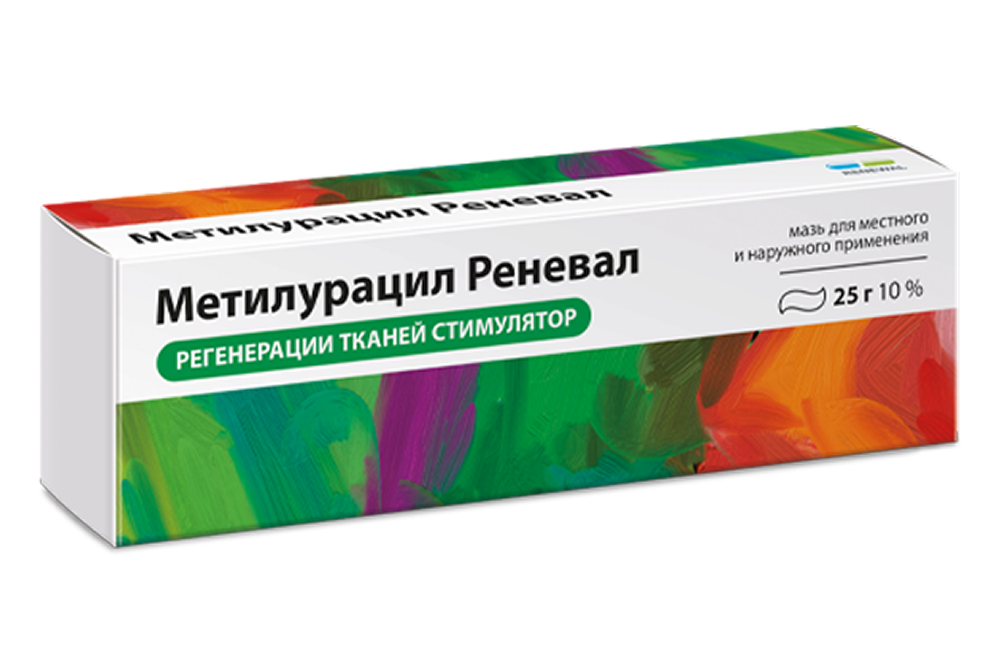 Метилурацил Реневал мазь 10% 25 г