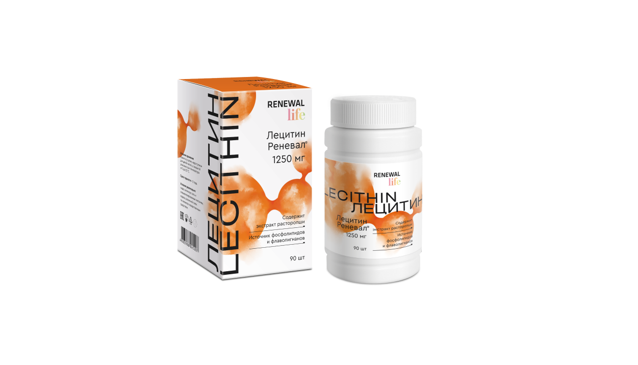 Новинка «Лецитин Реневал» – источник фосфолипидов и флаволигнанов