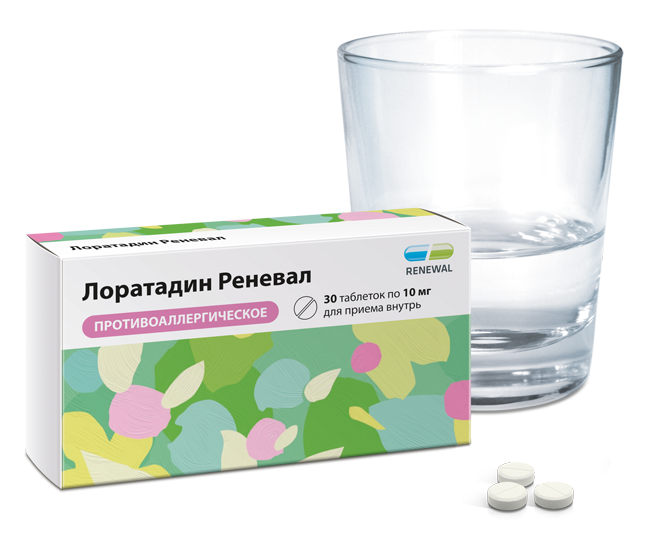 Лоратадин Реневал 10 мг №30