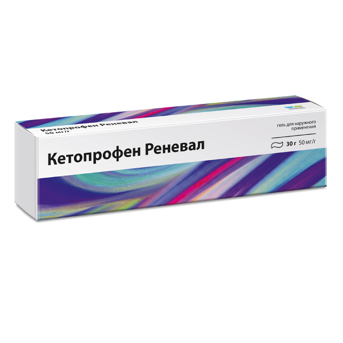 Кетопрофен Реневал, гель для наружного применения 50 мг/г 30 г Кетопрофен Реневал, гель для наружного применения 50 мг/г 30 г