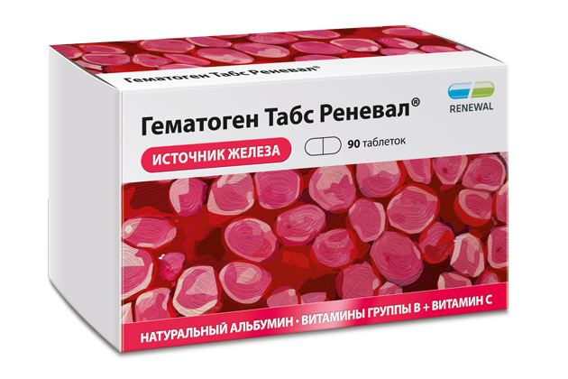 Гематоген Табс Реневал® №90 Гематоген Табс Реневал® №90