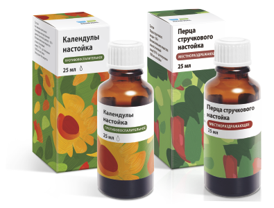 Две новые позиции в портфеле ТМ Renewal® - настойка календулы и перца стручкового. Уже в аптеках РФ.