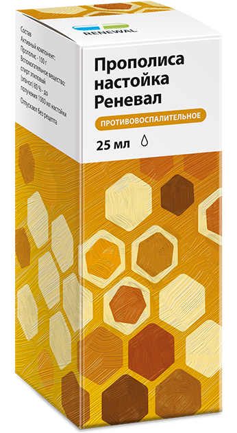 Противовоспалительная настойка прополиса ТМ Renewal® уже представлена в аптеках РФ
