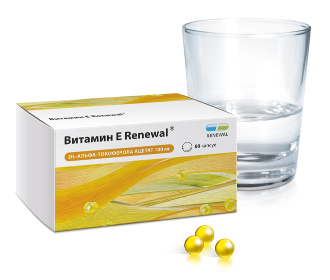 Витамин Е Renewal® №60
