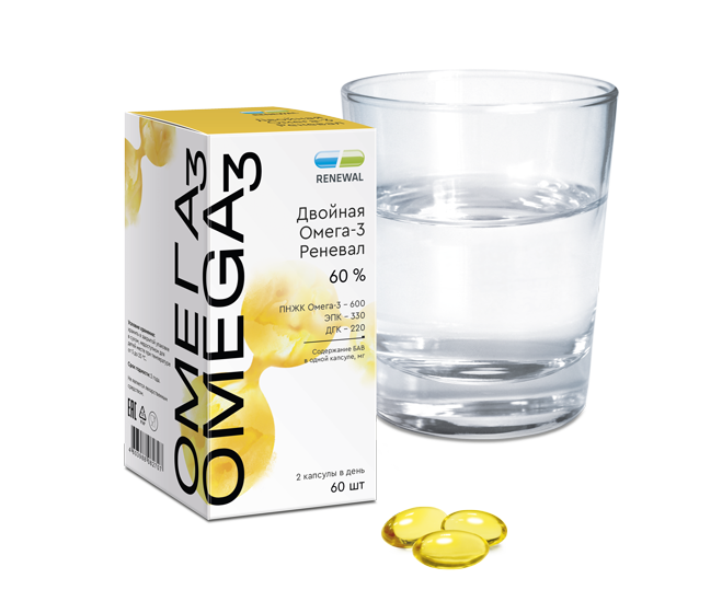 Двойная омега-3 Реневал