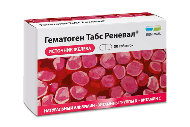 Гематоген Табс Реневал® №30
