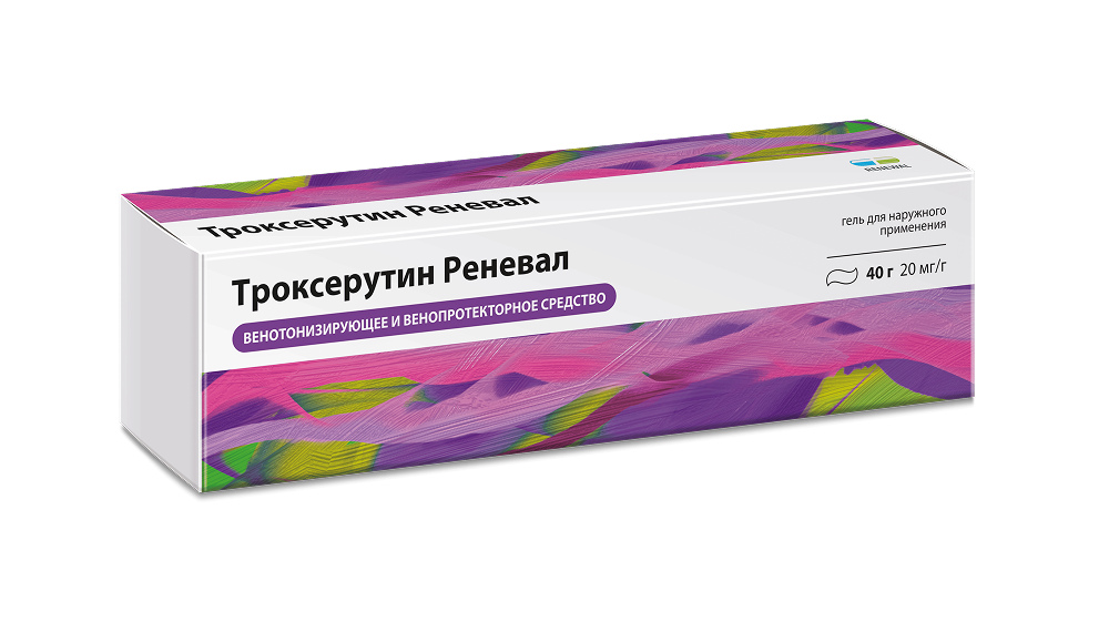 Троксерутин Реневал 20 мг/г 40 г