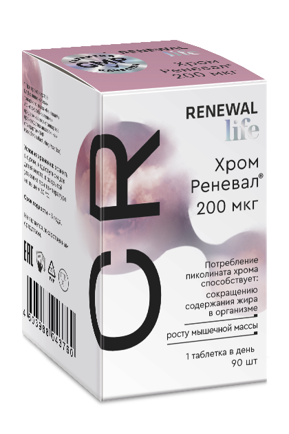 Хром Реневал® 200 мкг №90