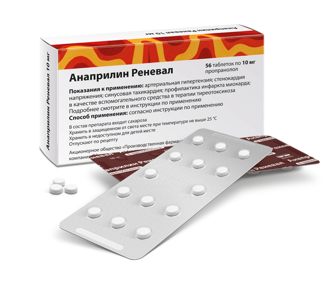 Фармакологические свойства Анаприлин