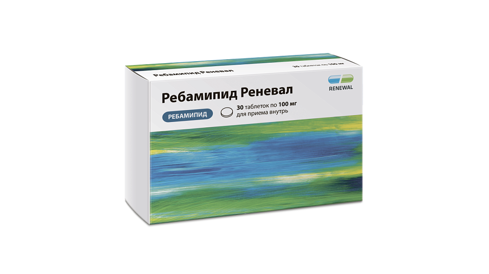 Новинка Ребамипид Реневал – для защиты слизистой ЖКТ